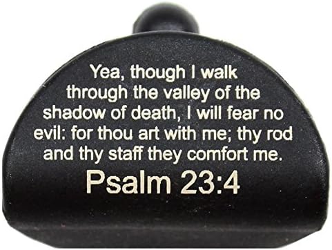 Sure Plug 1 Laser Engraved PSALM 23:4 - Designed for Gen 1-3 Glock 17, 19, 22, 23, 31, 32, 34, and 35.