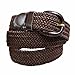 Luxury Divas Brown Braided Elastic Stretch Belt Size 3X