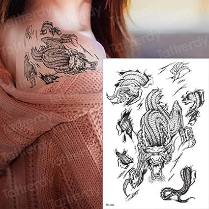 Tzxdbh Imperméable Manche Temporaire Tatouage Sexe Tatouage