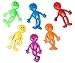 NELIBLU Stretch Smiley Face Sticky Guy Figures, 1 Dozen