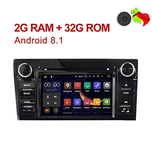 MCWAUTO Android 8.1 for Toyota Sequoia/Tundra(2007-2013) Car GPS DVD Player Radio USB Bluetooth AUX Touch Screen in Dash Stereo+Back up Camera