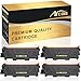 Arcon 4 Packs Compatible for Brother TN-660 TN660 TN630 TN-630 Toner Cartridge MFC L2740dw L2700dw HL-L2380dw HL-L2340dw L2300d L2540dw MFC-L2700dw MFC-L2740dw Hl-L2320d MFCL2700dw DCP-L2540dw Printer