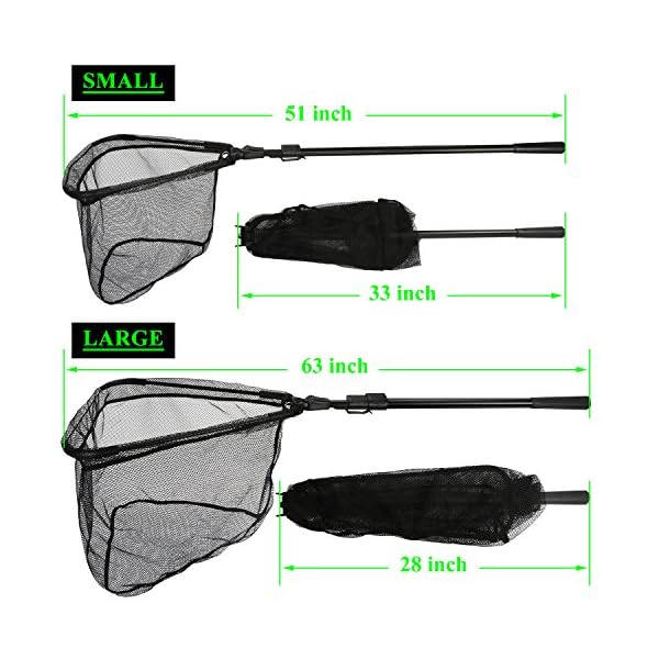 Shelure-Folding-Mesh-Bag-Fishing-Landing-Net-with-ABS-Extending-Telescoping-Pole-Handle