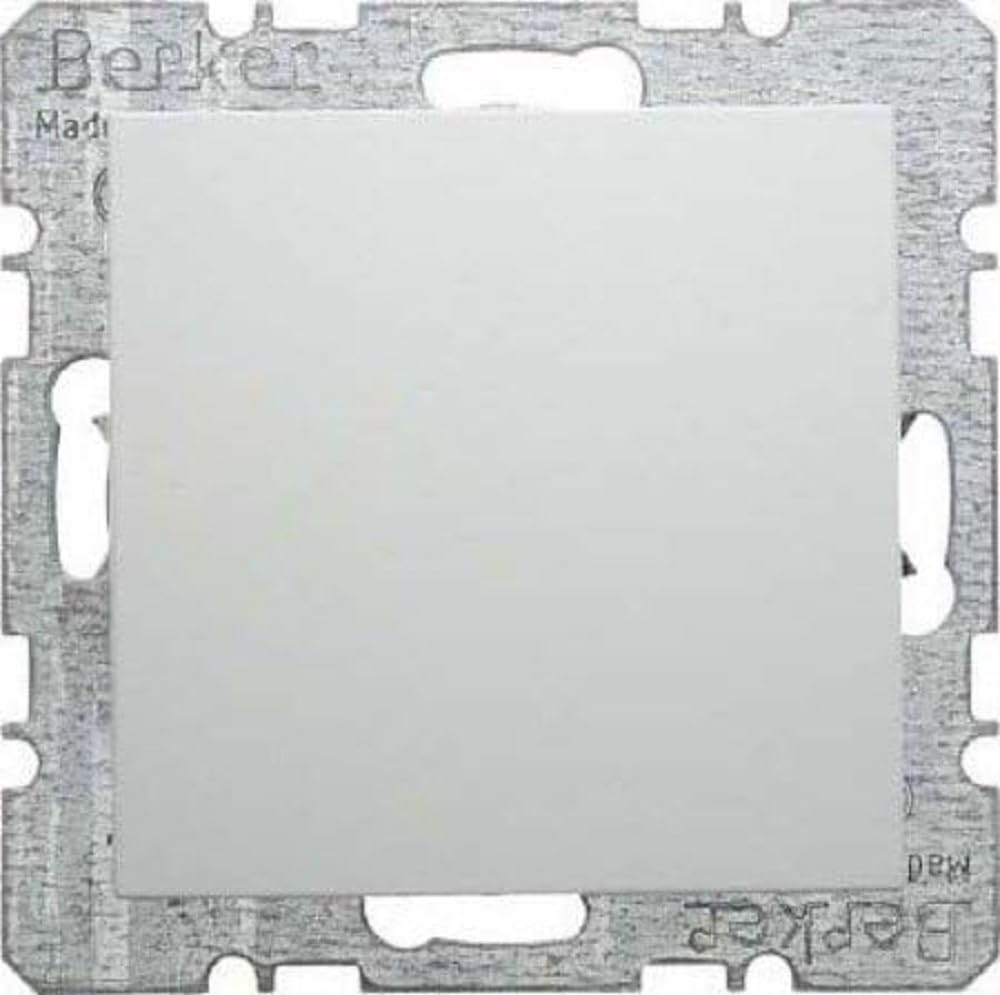 Hager – Blind Plate with Frame Claw S1/B1/B3/B7 Polar White