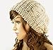 JOVANA New Arrival Top Fashion Winter Warm Women Lady Yong Girls Baggy Beret Chunky Knit Knitted Braided Beanie Hat Ski Cap Crochet Knitted Hat Knitted Crochet Oversized Slouch Hat for Women