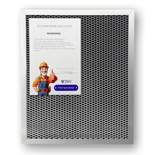 WZKO Charcoal Range Hood Grease Filter - Compatible with B-roan & K-enmore (8 3/4 X 10 1/2 X 3/8) - 1 Pack