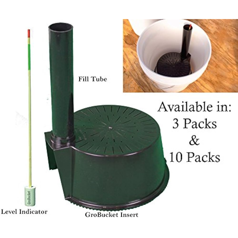 Garden Planters Kit (3PK) Self Watering Subirrigated Planter Insert. Turn Any " eBay