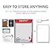 Fireproof Document Bag - 2020 Upgraded Waterproof Money Pouch Envelope with Zipper - Fire Safe Document Bag for Ipad, Cash, Documents, Jewelry and Passport (1 Pack)