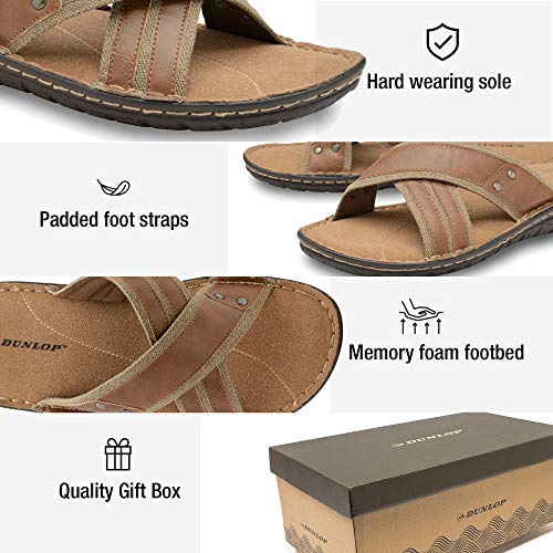 dunlop flip flops mens