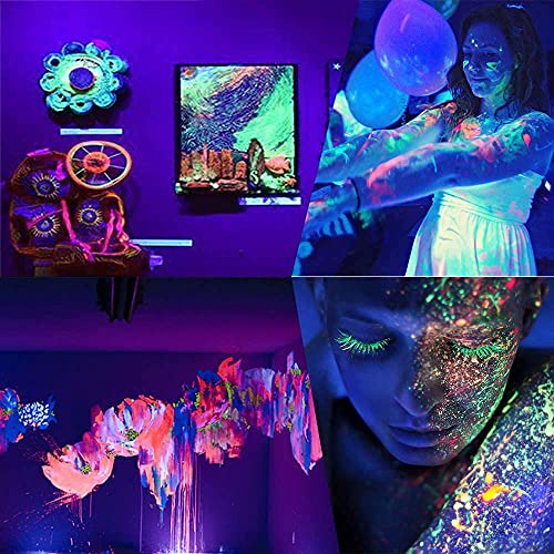 LED Black Light Fixture, 12W Dimmable LED Black Light Bar with 12V