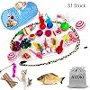 AILUKI 31 Stück Katzenspielzeug Set mit Katzentunnel Jingle Bell Katzen Spielzeug Variety Pack für Kitty
