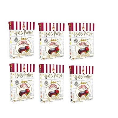 Harry Potter Bertie Botts Every Flavor Beans, 1,2 oz lådor ~ 6 Pack