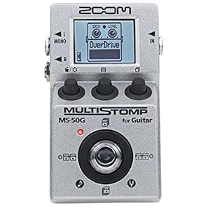 Zoom MS-50G MultiStomp Guitar Pedal (Silver)