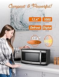 COMMERCIAL CHEF 1.1 Cu Ft Microwave with 10 Power