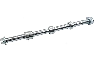 GREESP 12mm 220mm Rear Wheel Rim Axle With Spacers ((17mm+12mm+8mm)) for Apollo XR50 CRF50 Taotao SSR 50cc 70cc 110 125cc Dirt Pit Bike