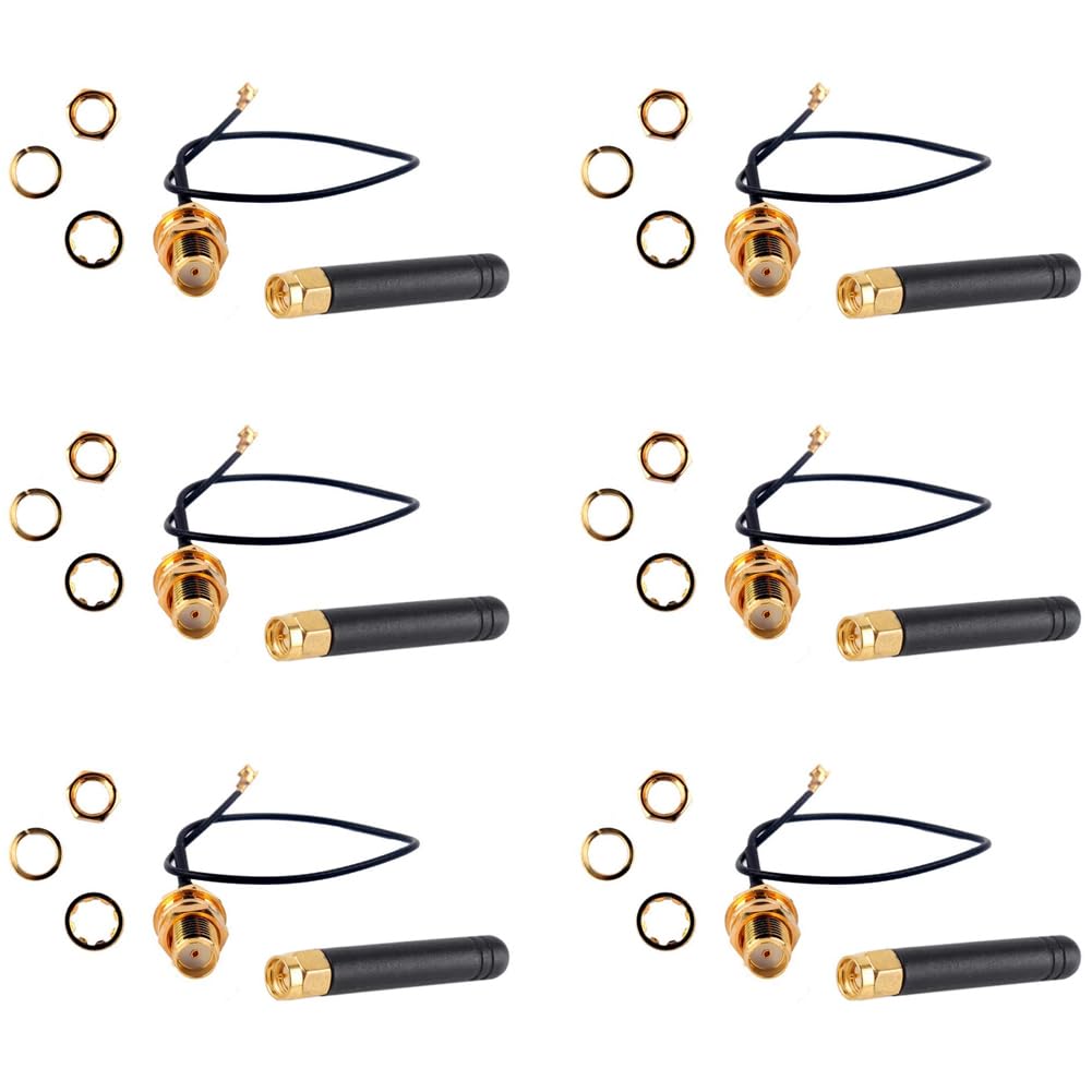 Antenna LoRa 868 MHz 10dBi – SMA Maschio 195 Mm + Cavo U.FL A SMA Femmina Per ESP32 E Meshtastic, Impermeabile