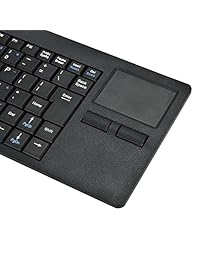 alámbrico Silm Teclado con Touchpad   Portable Tijeras pie estructura   Puerto USB con 1 Hubs