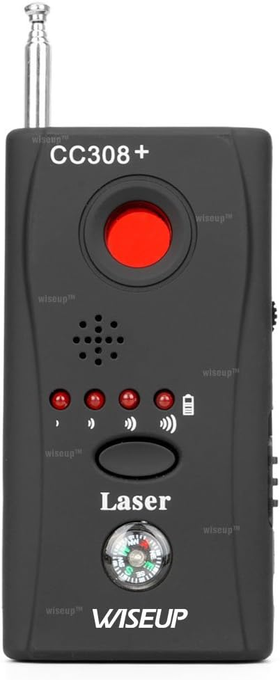 WISEUP Portable Anti Spy Detector Wireless Camera RF Signal Detector GSM Bug Device Finder