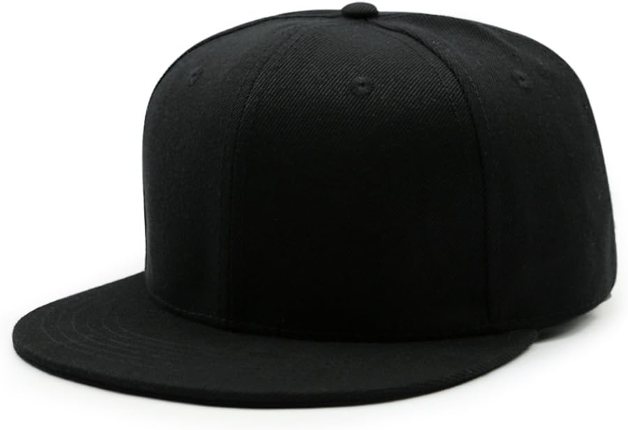 Hip hop caps/Pure color in autumn and Winter Street Dance/sealed flat-brimmed hat/Baseball Cap/Cap-K One Size