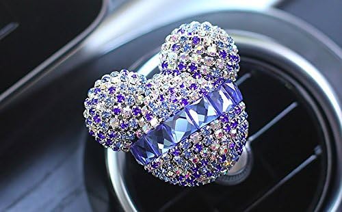 Hot Sell !! car-styling Bling Car Air Freshener Crystal Mickey Car Perfumes 100 Original Women Air Conditioning Vent Flavoring In the Car