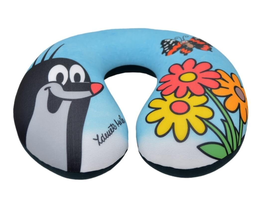 MUBrno - Mole Car Cushion, Flower Bouquet