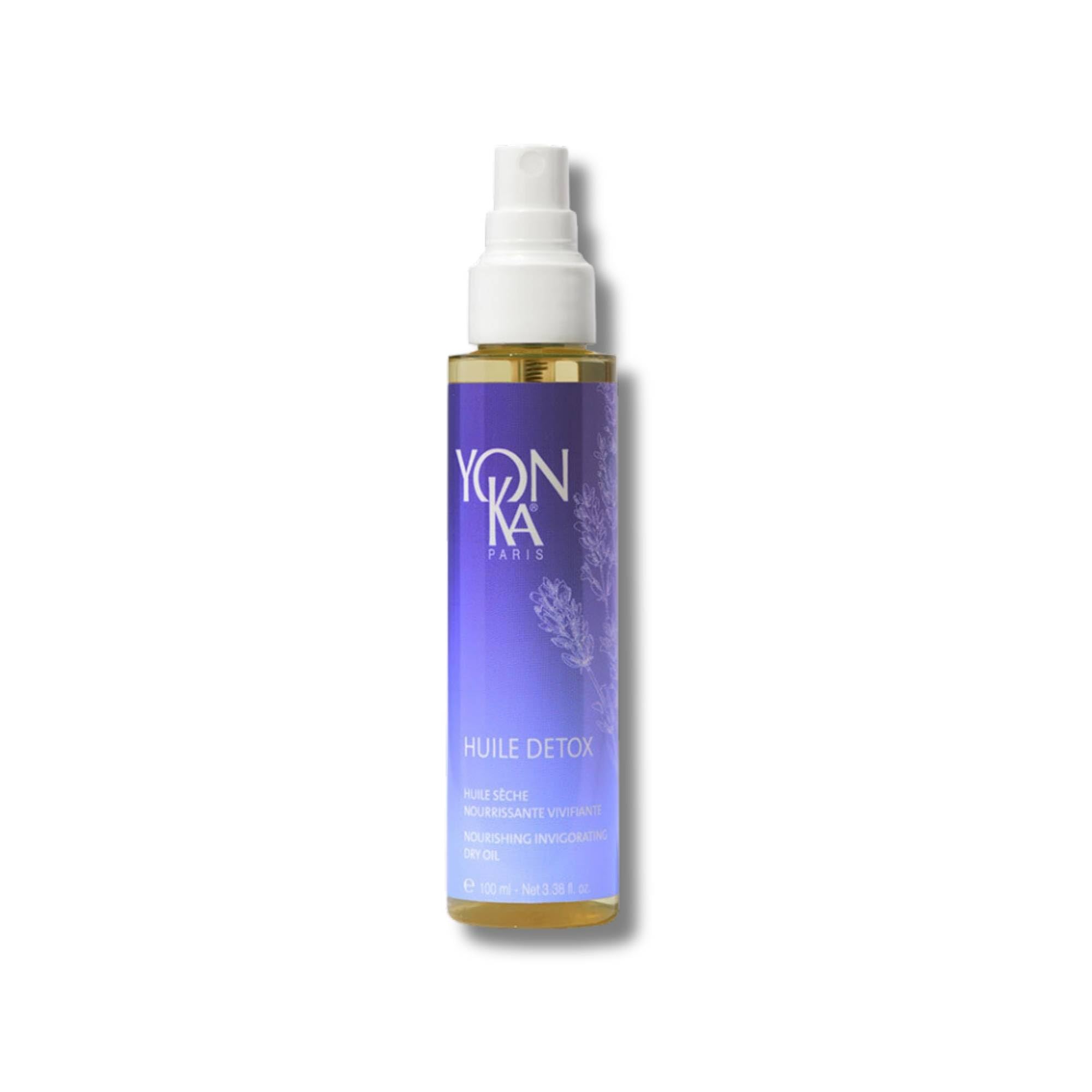 Yon-Ka Detox Dry Body Oil 100ml | 99.9% Natural Ingredients, Detoxifying and Nourishing Dry Oil for All Skin Type, No Greasy Finish, Delicate Provençal Scent