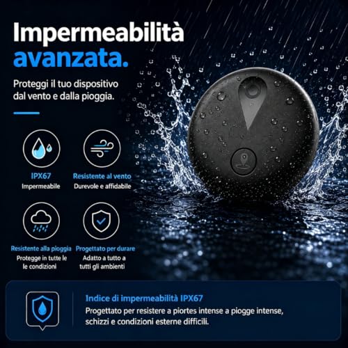 GPS Tracker, Hidden Car GPS Tracker, Without Subscription, Magnetic GPS for Cars, Android and iOS Tracker Supports Systems, GPS Locator for Vehicles/Key/Luggage/Motorcycle (Black)