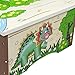 Fantasy Fields - Dinosaur Kingdom Thematic Kids Wooden Step Stool with Storage | Imagination Inspiring Hand Crafted & Hand Painted Details   Non-Toxic, Lead Free Water-based Paint