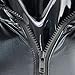 YiZYiF Men's Sexy Wet Look PVC Leather Long Sleeves Catsuit Bodysuits Large Black