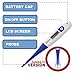  DIHEA Basal Thermometer - Soft Tip Ovulation Thermometer - High Accuracy 1/100th Degree - Perfect Basal Temperature Monitor for Natural Family Planning