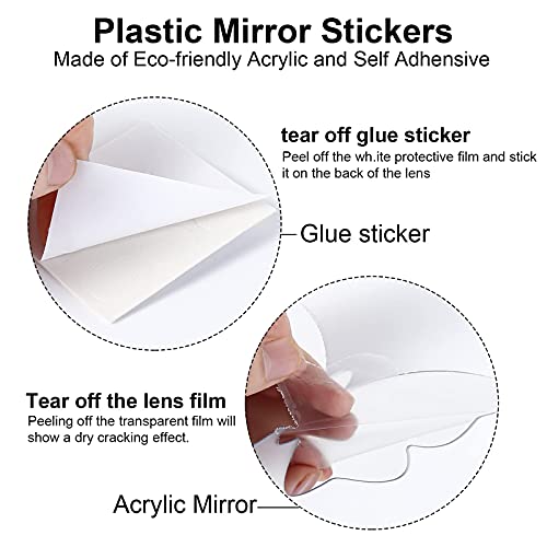 43 Pieces 3D Acrylic Mirror Wall Stickers with Butterfly Decor,DIY Live Laugh Love Family Mirror Wall Decor Solid Circle Mirror Wall Decal for Living Room Bedroom Classroom,SLDIYWOW