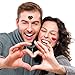 Aneco 288 Pieces Valentines Heart Tattoos Assorted Styles Valentine’s Day Temporary Tattoos Red Heart Tattoos for Valentine’s Party Favor