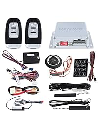 Easyguard PKE pasivo Keyless Entry coche sistema de alarma remota Starter Push Botón de Inicio Shock Sensor ec002 ns de entrada de contraseña