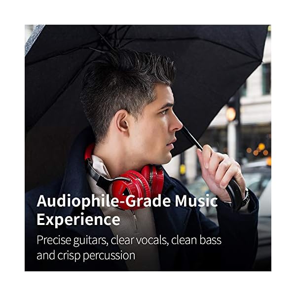 COWIN-E7-Active-Noise-Cancelling-Bluetooth-Headphones-with-Microphone-Hi-Fi-Deep-Bass-Wireless-Headphones-Over-Ear-Comfortable-Protein-Earpads-30-Hours-Playtime-for-Travel-Work-TV-Computer-Deepred COWIN E7 Active Noise Cancelling Bluetooth Headphones with Microphone Hi-Fi Deep Bass Wireless Headphones Over Ear…