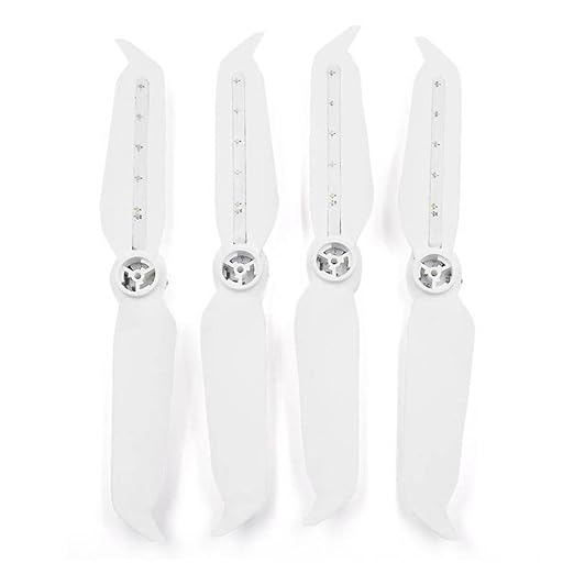 Für DJI Phantom 4 Pro, diadia 2 Paar LED Light Flash geräuscharm Propeller USB Ladekabel für DJI Phantom 4 Pro V2.0 Drone
