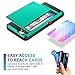 Vofolen Case for iPhone 6 Case iPhone 6S Case Wallet Cover Impact Resistant Protective Shell Shockproof Rubber Bumper Case Anti-scratches Hard Cover Skin ID Slot Card Slot Holder for iPhone 6 6S Green