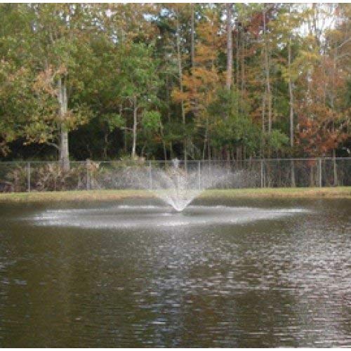 Custom Pro FT 3500 Floating Pond and Lake Fountain Complete Kit - Powerful Pump, 4 Spray Styles, 100 Foot Cord and More - Easy to Assemble - Thumbnail 5