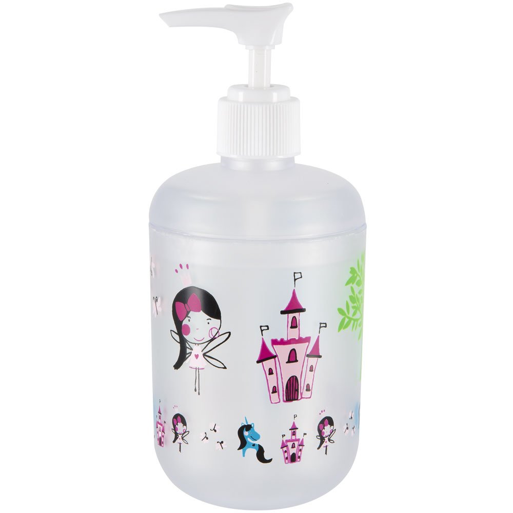 Spirella Fairy Collection Soap Dispenser, Diameter 7.1 x 16.2 (0.25 Litres), Polystyrene, Multi-Colour