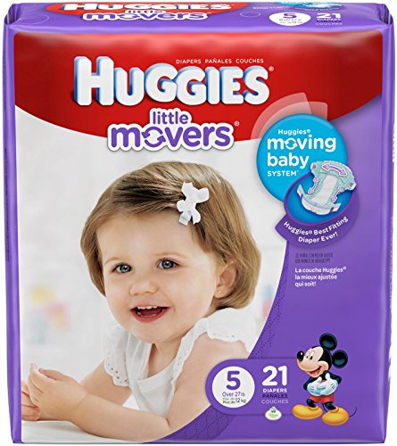 huggies little movers big pack size 5