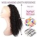CINHOO Heat Resistant Synthetic Kinky Straight Ponytail Long Afro Kinky Curly Hair Bun Extension With Two Plastic Combs Hairpiece (2#)