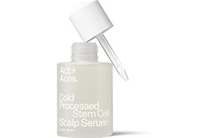 ACT+ ACRE Act+Acre Cold Processed Stem Cell Scalp Serum | For Thicker, Fuller Looking Hair | Apple Stem Cells, Bamboo Extract, Aloe Vera | Strengthen, Hydrate, Reduce Shedding | Vegan, Color Safe | 2.2 Fl Oz