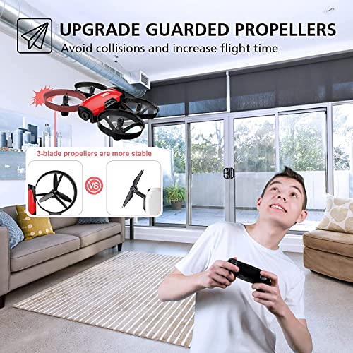 SANROCK U61W Drones with Camera for Kids Adult Beginner 720P HD & 2 Batteries, Mini Drone Toy