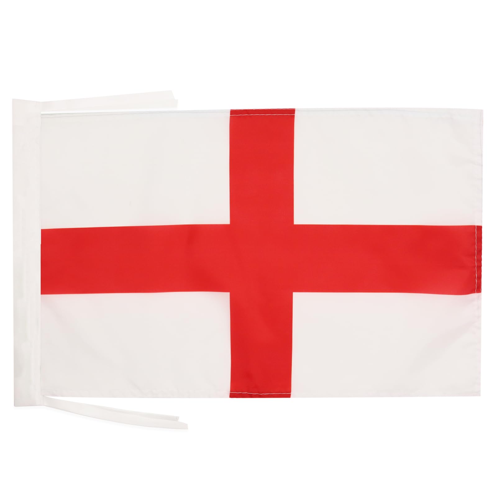 AZ FLAG - England Flag - 18'' x 12'' - 100% Polyester English Small Banner with Two Cords - Fade Resistant - Vivid Colors - 18x12 in - 45x30 Cm — image 1