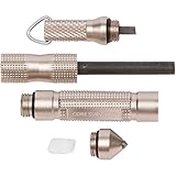 Best Fire Starter Survival Keychain for Outdoors (Champagne)