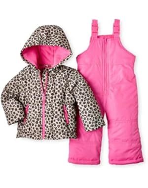 Carter’s Pink Cheetah-Print 2 Piece Snowsuit