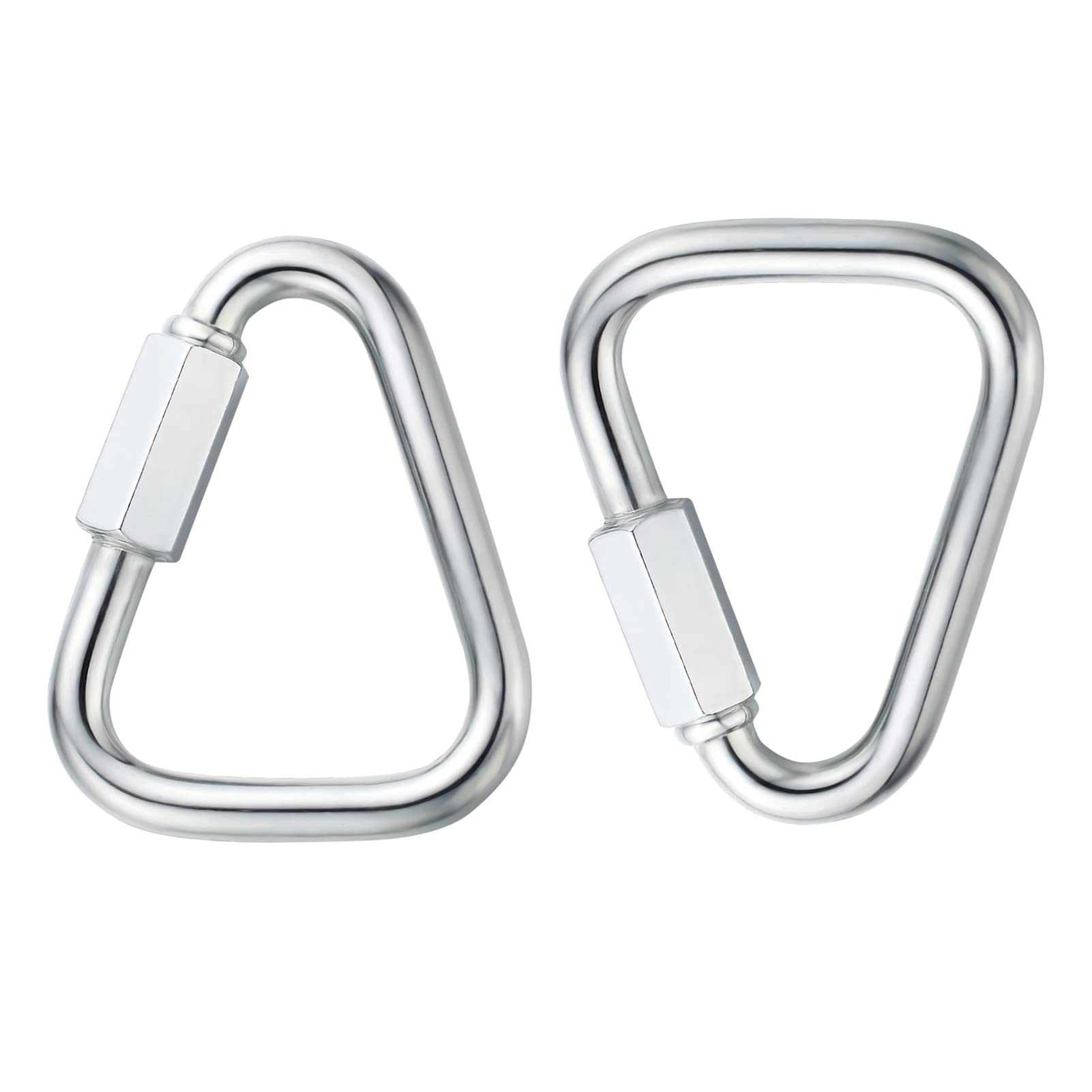 Delta Quick Link Triangle Locking Carabiner 3/8" M10 10MM 2PCS