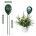 Soil pH Meter,Nicpay 3-in-1 Soil pH and Moisture, Light Intensity Meter Plant Tester for Gardening, Plants Growth, Lawn Care&Easy Read Indicator
