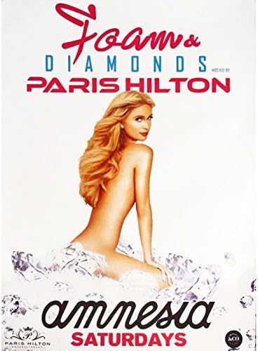 Paris Hilton pres. Foam & Diamonds @ Amnesia Ibiza Season 2015 Poster