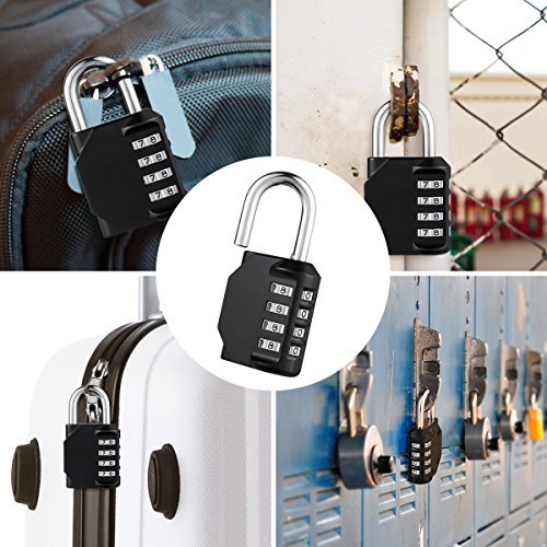 CJSJ Combination Lock, Digit Padlock for School, Luggage