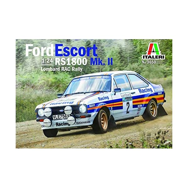 ITALERI 3650S - 1:24 Ford Escort RS 1800 MK.II Lombard , Modellbau, Bausatz, Standmodellbau, Basteln, Hobby, Kleben, Plastikbausatz, detailgetreu, Unlackiert – Bild 8